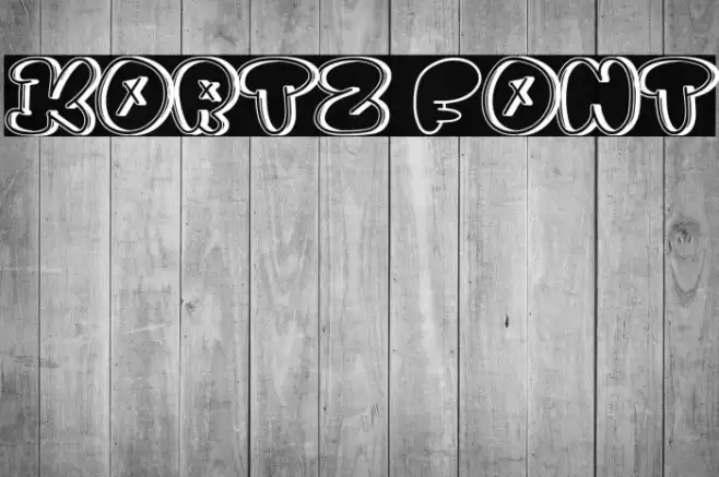 kortz Font examples