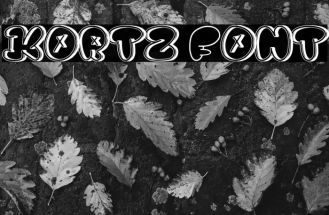 kortz Font examples