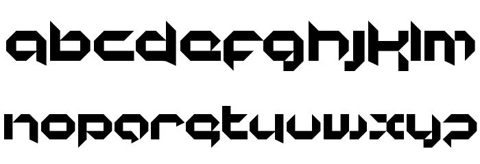 korunishi Font LOWERCASE