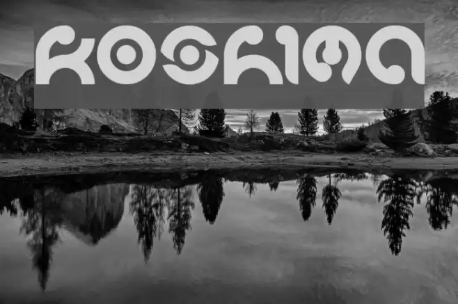 koshima Font examples
