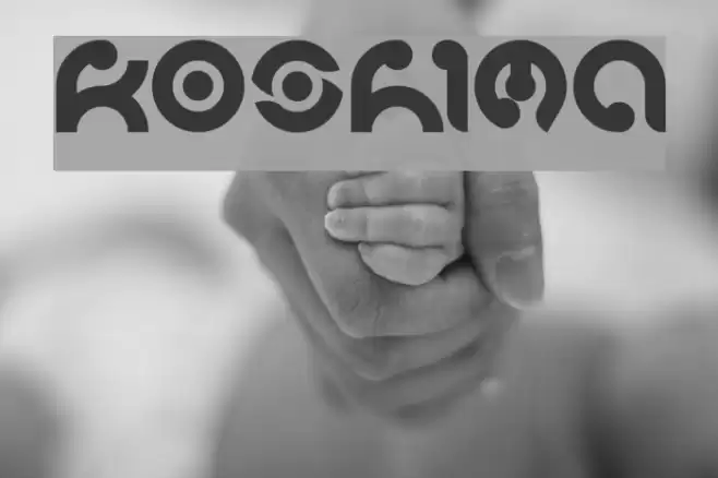 koshima Font examples