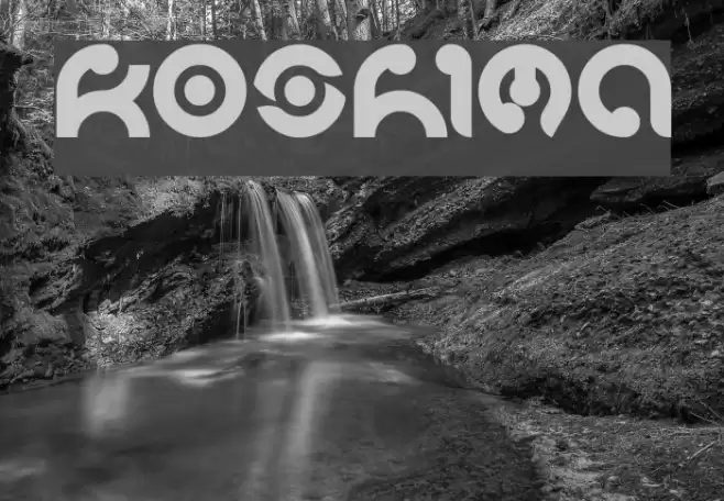 koshima Font examples