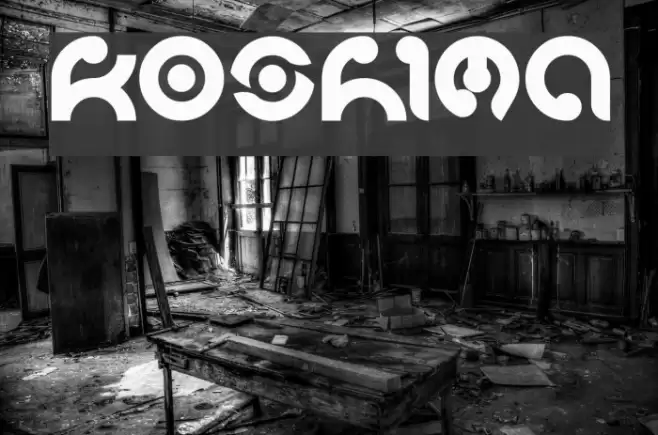 koshima Font examples