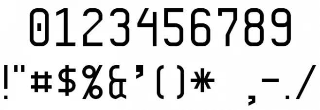 KP Programmer NBP Font OTHER CHARS