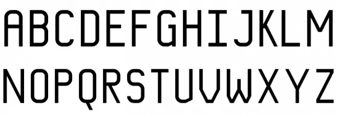 KP Programmer NBP フォント 大文字