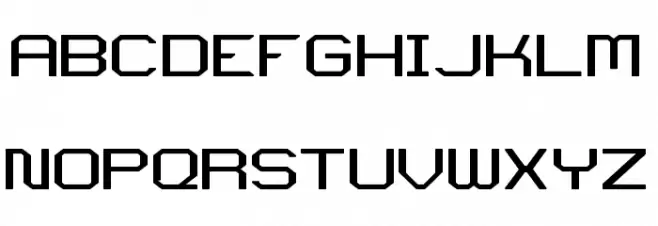 KPRINT2 字体 大写