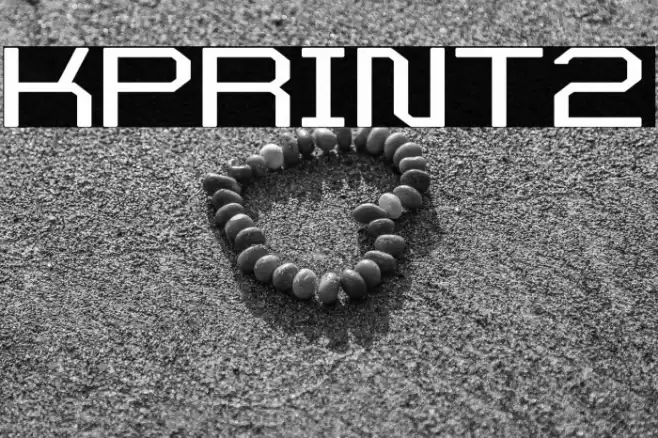 KPRINT2 Font examples
