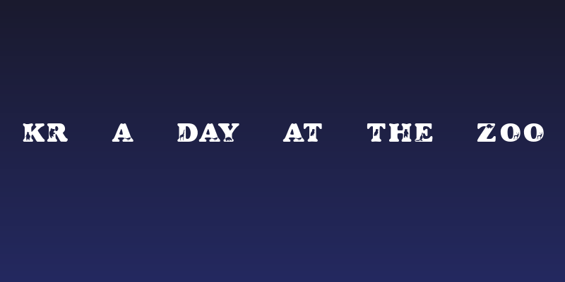 KR A Day At The Zoo Social Header