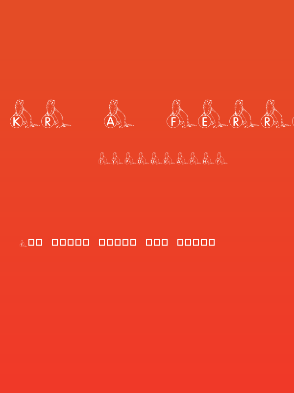 KR A Ferret for Angel Poster