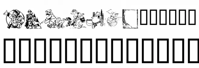 KR A Hunting We Go Polices AUTRES CHARS