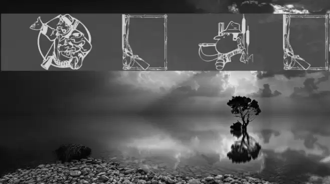 KR A Hunting We Go Font examples