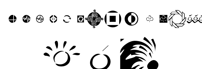 KR A Round Font LOWERCASE