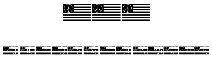 KR A Time For Peace Font OTHER CHARS