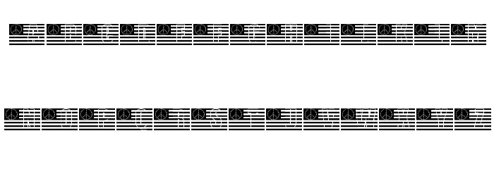 KR A Time For Peace Font LOWERCASE