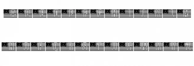 KR A Time For Peace Font LOWERCASE