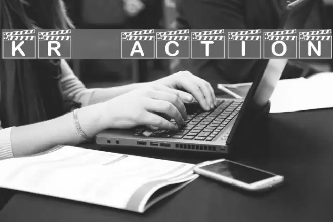 KR Action! Font examples