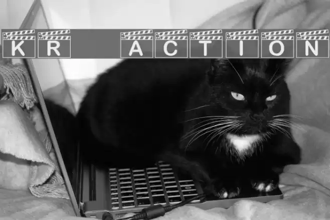 KR Action! Font examples