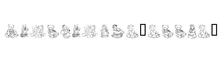 KR Adorable Teddies Font