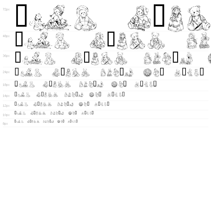 KR Adorable Teddies Waterfall