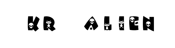 KR Alien  免费字体下载