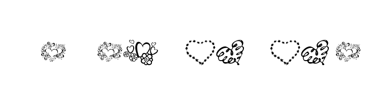 KR All About The Heart Font
