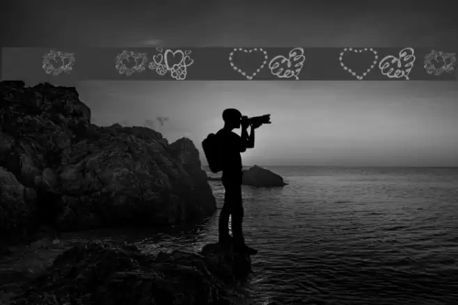 KR All About The Heart Font examples