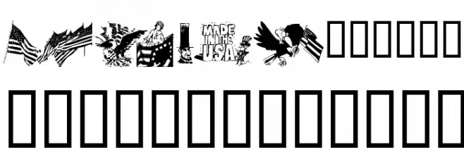 KR All American Font OTHER CHARS