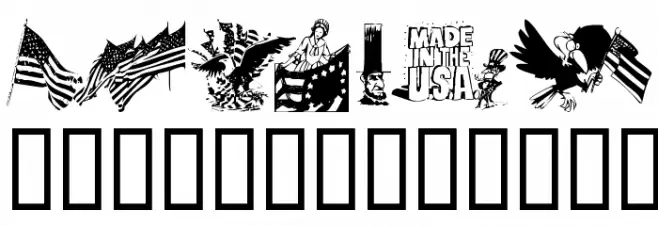 KR All American Font Litere mari
