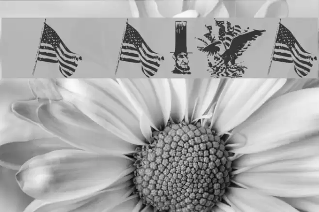 KR All American Font examples