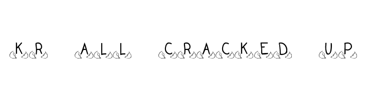 KR All Cracked Up Font
