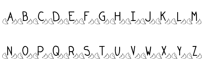 KR All Cracked Up Font OTHER CHARS