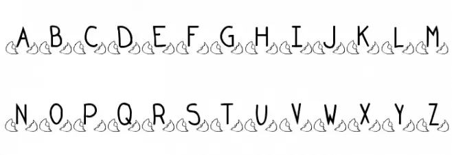 KR All Cracked Up Font OTHER CHARS