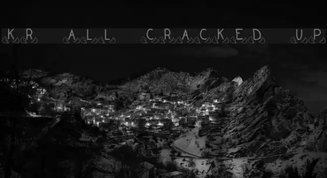 KR All Cracked Up Font examples