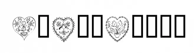 KR All Heart  Fuentes Gratis Descargar