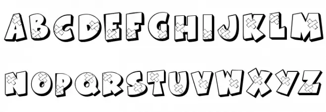 KR All Patched Up Font OTHER CHARS