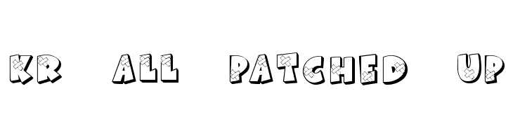 KR All Patched Up  免费字体下载