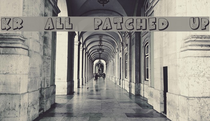 KR All Patched Up Font examples