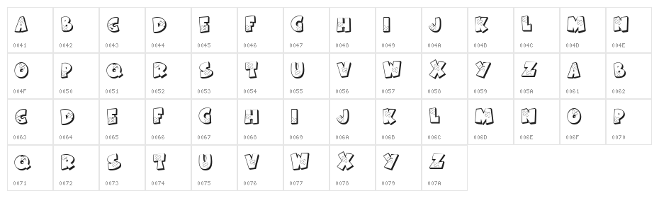 KR All Patched Up Character Map