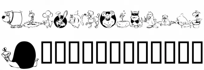 KR All Smiles Font OTHER CHARS