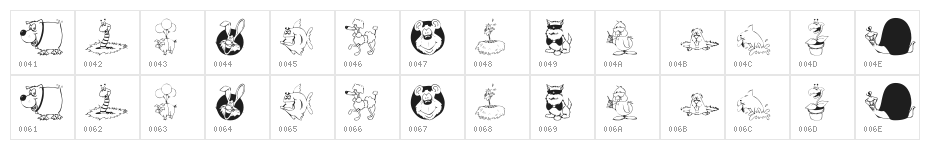 KR All Smiles Character Map