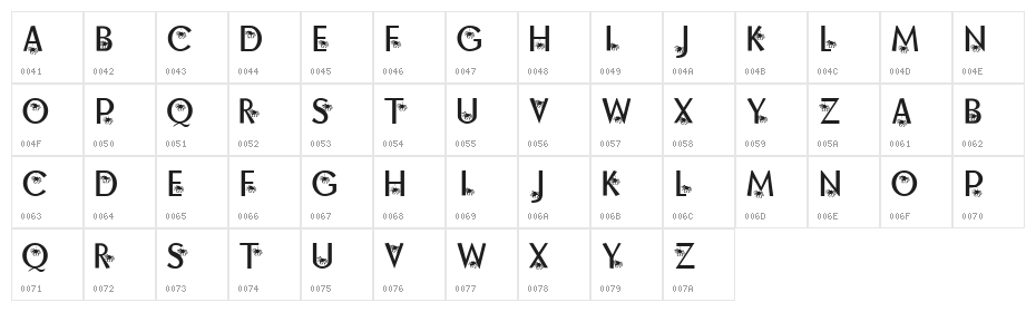 KR Along Came A Spider Character Map