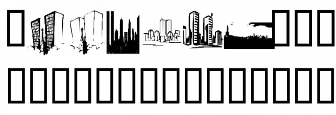 KR America Under Attack Font OTHER CHARS