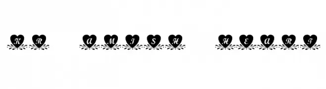 KR Amish Heart  baixar fontes gratis