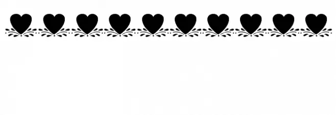 KR Amish Heart Font OTHER CHARS