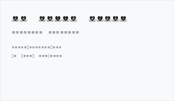 KR Amish Heart Business Card