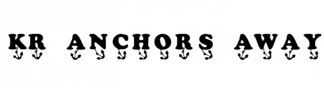 KR Anchors Away  フリーフォントのダウンロード