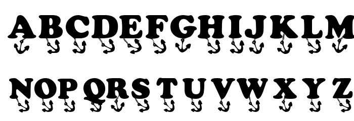 KR Anchors Away Font OTHER CHARS