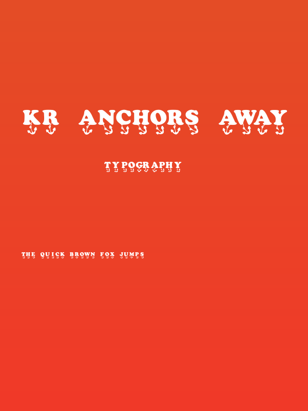 KR Anchors Away Poster