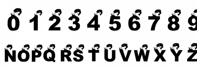 KR Angler Font OTHER CHARS