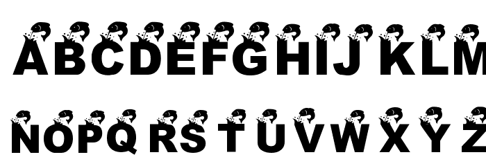 KR Angler Font LOWERCASE